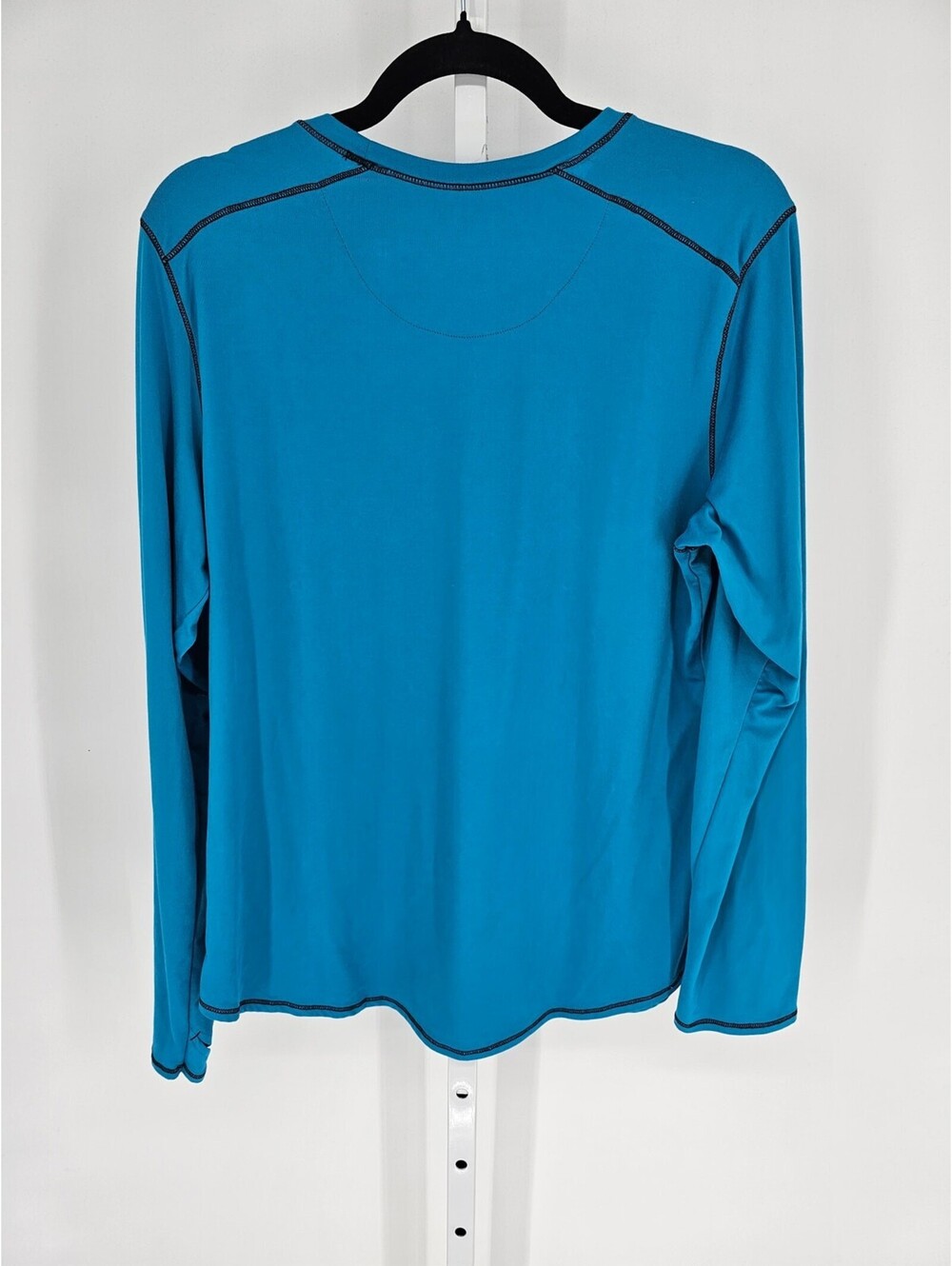 Climate Right by Cuddl Dids Womens Sz XL Long Sleeve T Shirt Bright Blue - Picture 4 of 4